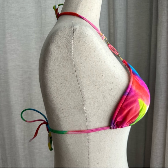 NWT Ralph Lauren Tie-dye Triangle Swim Top - Picture 7 of 7